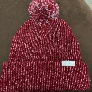 Neff puffball beanie